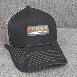 Vortex Hat Cap Mens Snap Back Black Outdoors Hiking Tactical Hinting Scope Patch